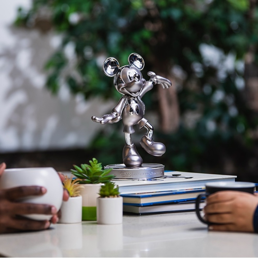 Silver Mickey Mouse Figurine